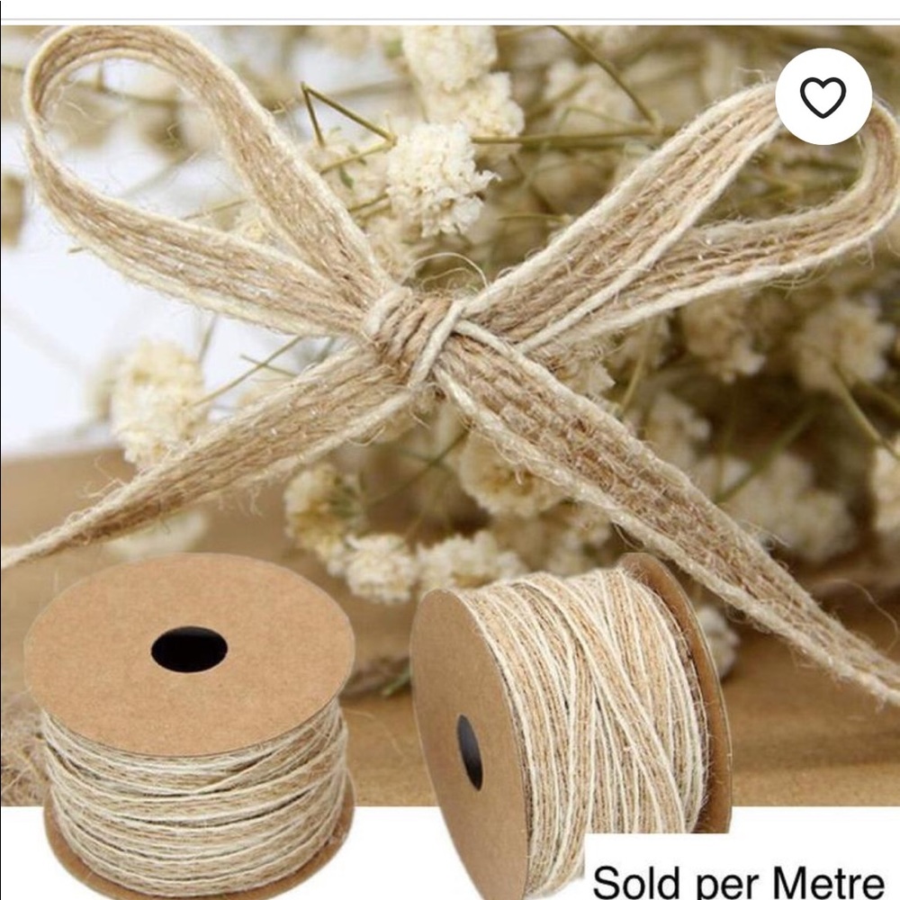 Burlap Hessian Ribbon